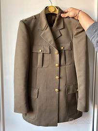 completo giacca pantalone esercito italiano anni 8