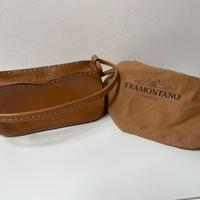 TRAMONTANO borsa in vera pelle (color cuoio)