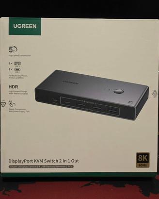 Ugreen DisplayPort Switch NUOVO