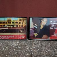 2 quadri vintage marchiati Ron Havana club