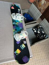 Tavola da snowboard e attacchi