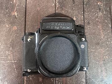 Pentax 6x7 Asahi con dorso polaroid