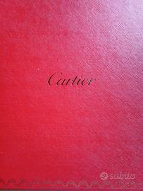 Scatola originale Cartier rossa con bordatura 