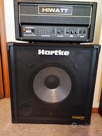 Amplificatore Basso Testa Hiwatt+cassa Hartke