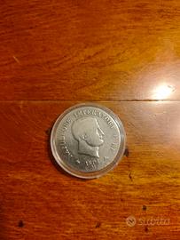 Moneta 5 Lire Napoleone 1808 M - Argento 