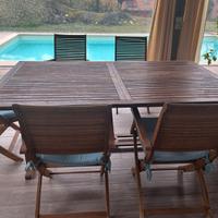 tavolo da giardono allungabile 2 metri x 1,20