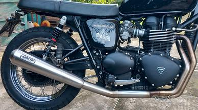 Scarico Arrow Bonneville+ammortizzatori Yss+sella