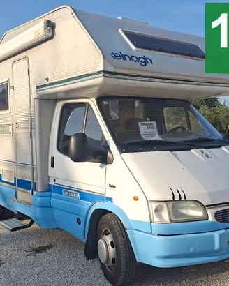 CAMPER ELNAGH FORD MANSARDATO 7 POSTI DOPPIA DINET