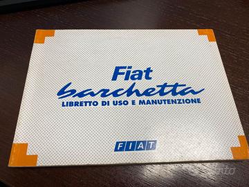 LIBRETTO USO E MANUTENZIONE FIAT BARCHETTA