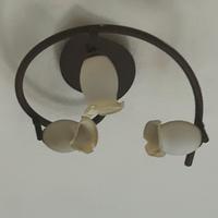 Plafoniera bronzo