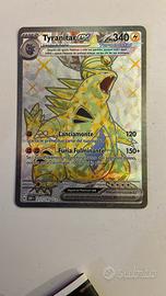 Carta pokemon tyranitar ex
