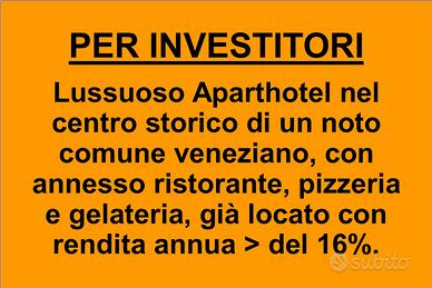 Aparthotel con pizzeria, locato con R.O.I. > 16%