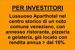 Aparthotel con pizzeria, locato con R.O.I. > 16%