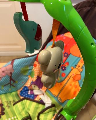 Sdraietta seggiolino bimbi musicale, pieghevole
