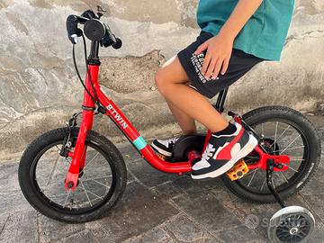 Bicicletta bambino 3-4 anni taglia  14”