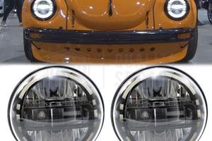 FARI LED DRL Per VW MAGGIOLINO Omologati 6500K