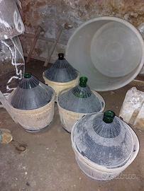 Damigiane + botte vetroresina