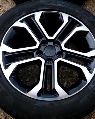 CERCHI E GOMME TERMICHE 18 ORIGINALI JEEP
