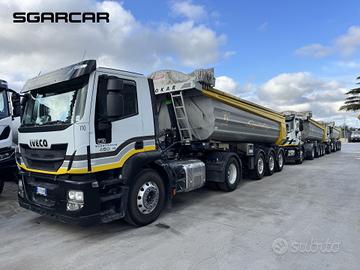 3 unità iveoc Stralis 480 con semirimorchio vasca 