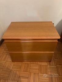 2 comodini in legno coordinati 59x45x40