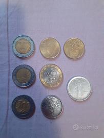 Monete lira san Marino e Vaticano