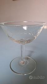 Coppe in cristallo vintage