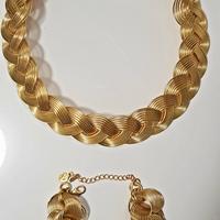 Set Gioielli Intrecciati – Girocollo + Bracciale