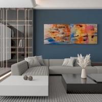 Quadri astratti dipinti su tela originali unici