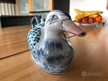 Teiera a forma di anatra