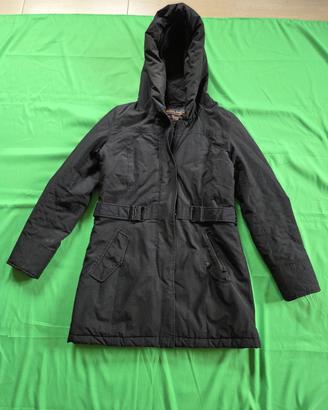 Parka Woolrich Nero con Cintura Donna  Tg. M