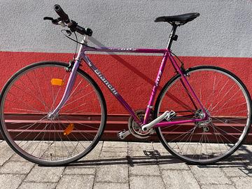 Bdc bici da corsa Bianchi modello 602 colore viola