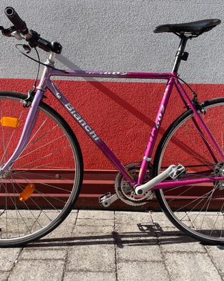Bdc bici da corsa Bianchi modello 602 colore viola