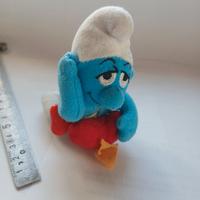 Puffo mcdonald's 2000 Strisciante con cordin Cm 8 