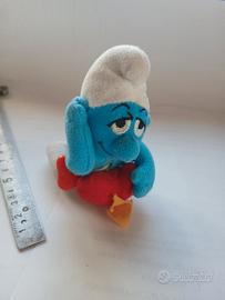 Puffo mcdonald's 2000 Strisciante con cordin Cm 8 