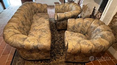 Divano e poltrone vintage anni 70