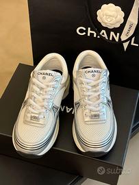 Scarpe casual CHANEL argento, 45