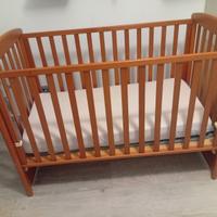 Lettino 120 x 60 con sbarre