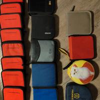 lotto stock 17 astucci custodie porta cd dvd