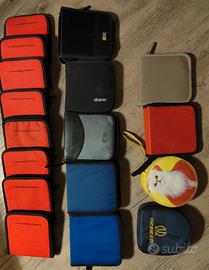 lotto stock 17 astucci custodie porta cd dvd