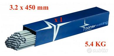 120x elettrodi riv basico saldatura 3,2x450 mm