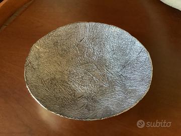 Vassoio ciotola argento