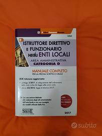 Istruttore direttivo funzionario negli enti locali
