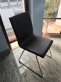 set sedie nere Ikea 