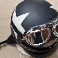 casco tipo harley-davidson