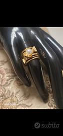 Anello Fascia Donna Oro in Acciaio