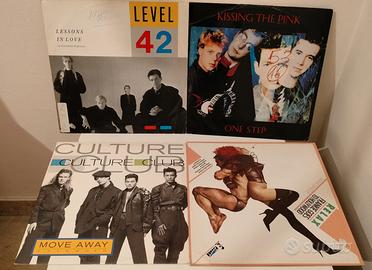 Lotto 21 dischi mix anni 80 musica pop 