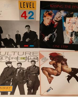 Lotto 21 dischi mix anni 80 musica pop 