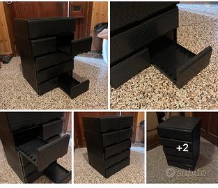 5 Cassetti porta video cassette vhs