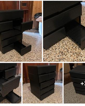 5 Cassetti porta video cassette vhs