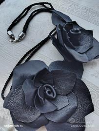 Collana in pelle
